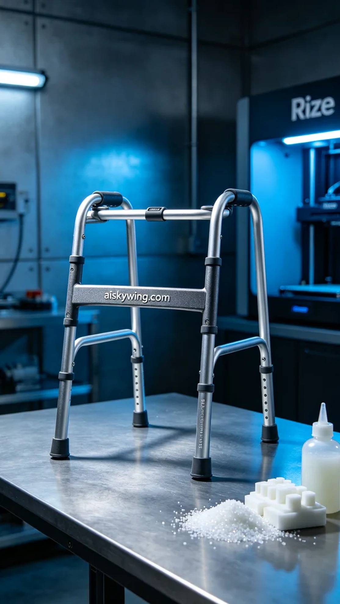 0637-Walker frame - Aiskywing Industrial 3D Printing Showcase 内容图2 Zhongshan Skywing 3D Technology Co.,LTD | 中山市天翼三维科技有限公司 0637-Walker frame - Aiskywing Industrial 3D Printing Showcase SLA-医疗美容 (SLA-MB) 图2张