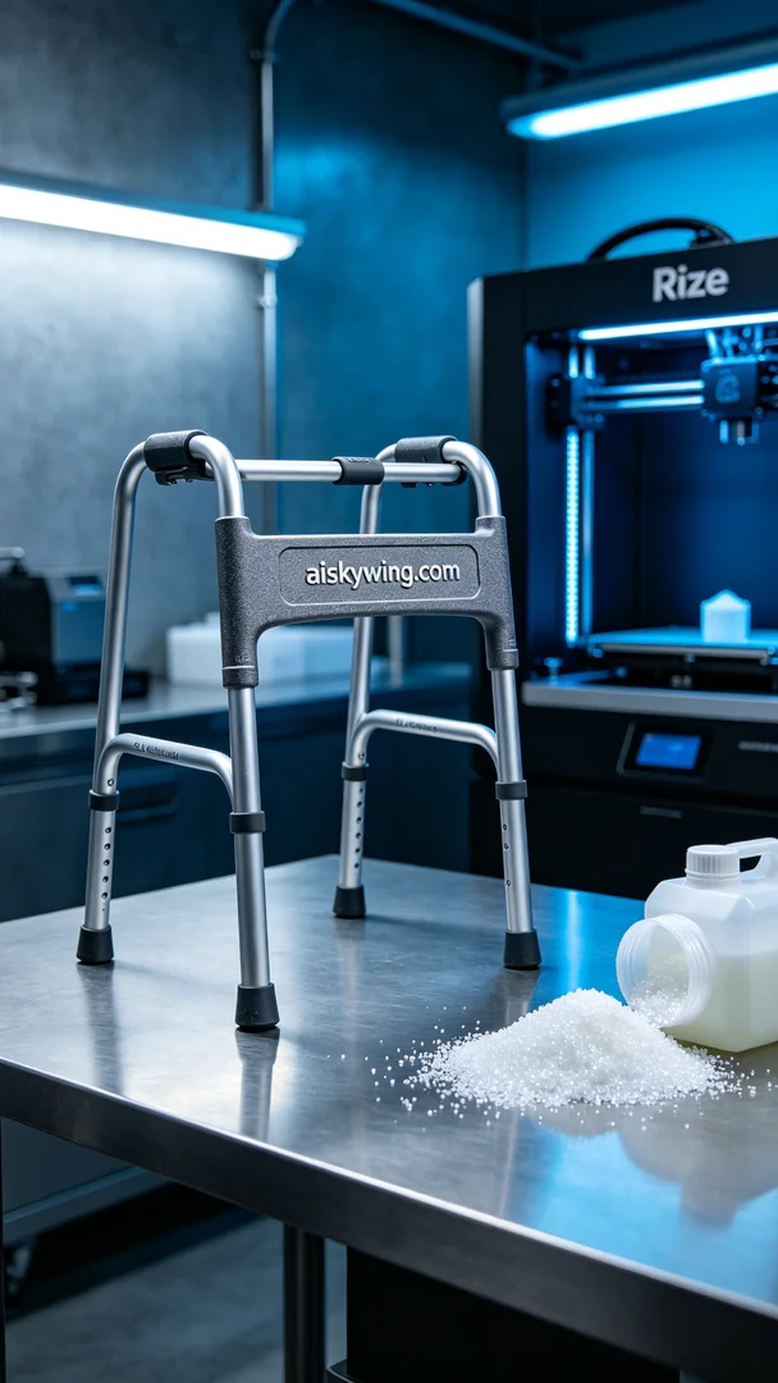 0637-Walker frame - Aiskywing Industrial 3D Printing Showcase 内容图4 Zhongshan Skywing 3D Technology Co.,LTD | 中山市天翼三维科技有限公司 0637-Walker frame - Aiskywing Industrial 3D Printing Showcase SLA-医疗美容 (SLA-MB) 图4张